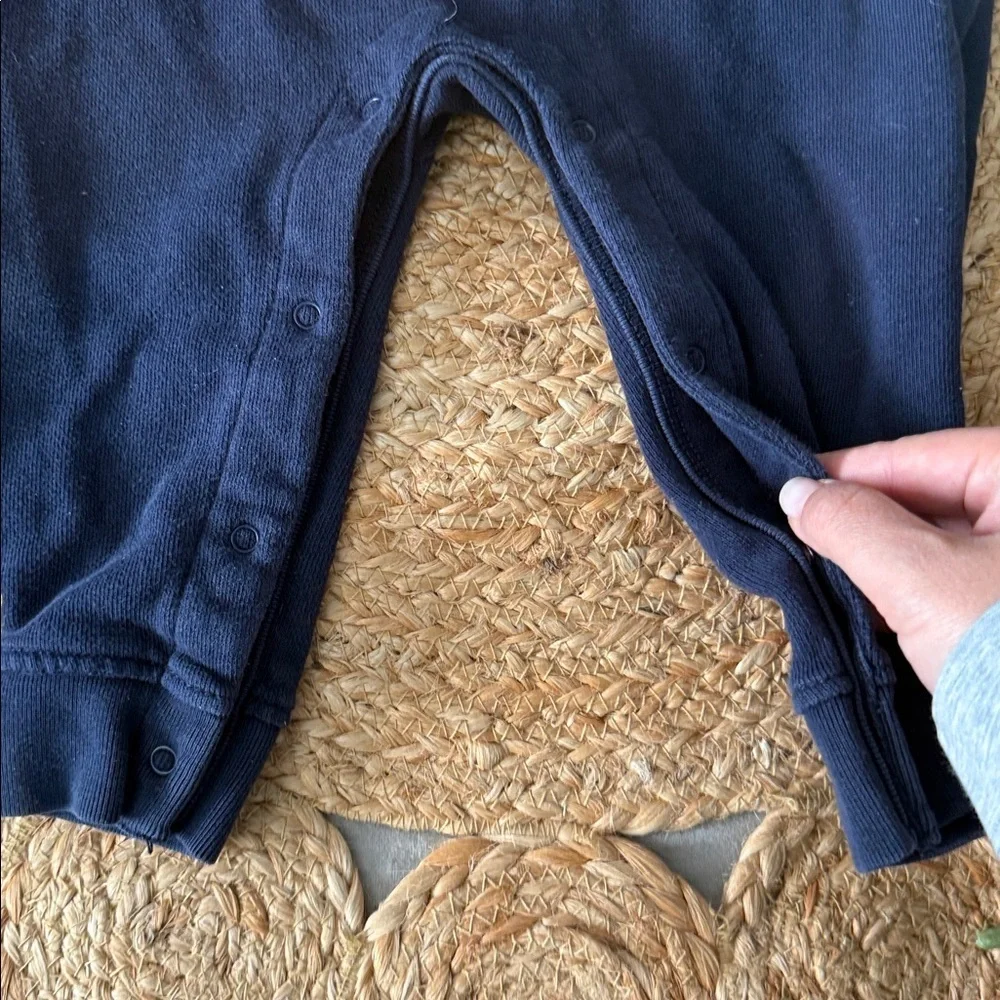 Baby Gap 18-24mo Sweat Footies Dino Patchwork.